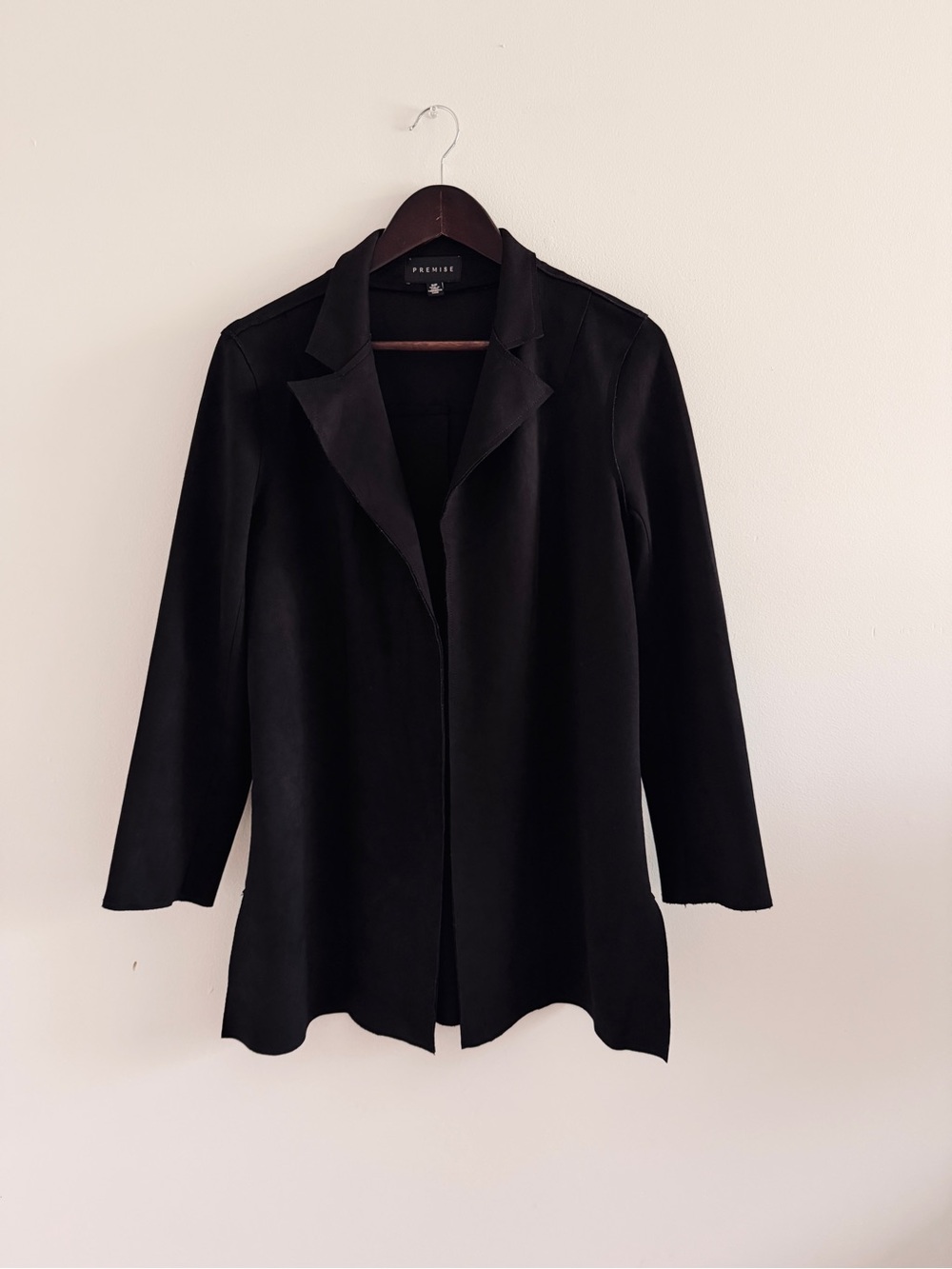 Premise Black Faux Leather Jacket